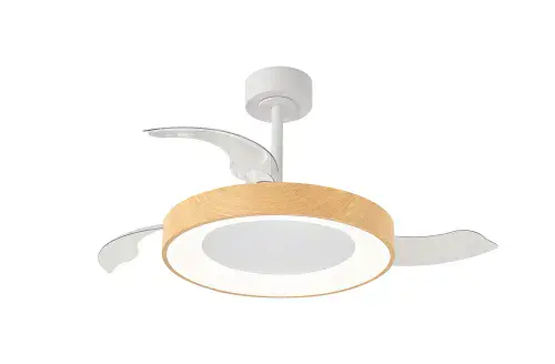 Niseko Fan LED Dimmable Ceiling Light Remote Control Wood