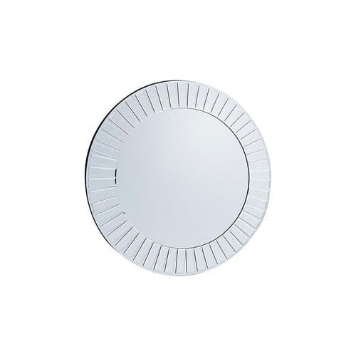 Overlaid mosaic frame round mirror FOE109715