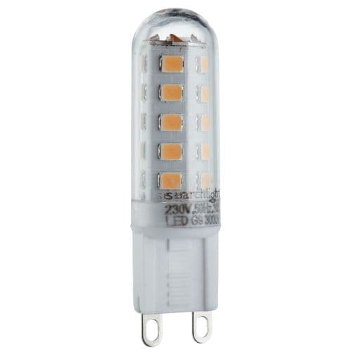 Pack 10 G9 Lamps - 3W, 300 Lumens, Cool White