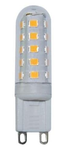 Pack 10 Led Lamps Dimmable, G9 Led Bulb - 3W, 300 Lumens, Warm White