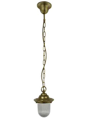 Pendant Lantern Plain (Raw Brass)
