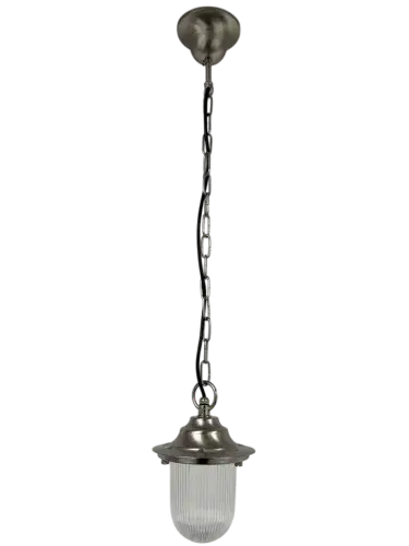 Pendant Lantern Plain (Satin Nickel)