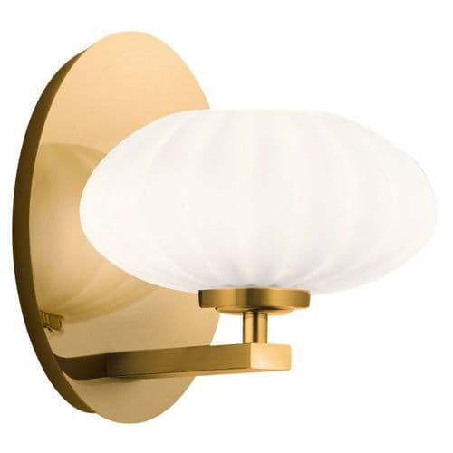 Pim 1 Light Wall Light - Fox Gold QN-PIM1-FXG