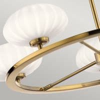 Pim 5 Light Chandelier - Fox Gold QN-PIM5-FXG