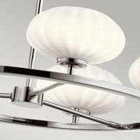 Pim 5 Light Chandelier - Polished Chrome QN-PIM5-PC