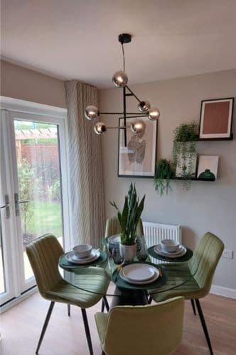 Prophecy 6 Multi Light Cluster Fitting Matt Black with Smoked Glass GSBFL2438-6