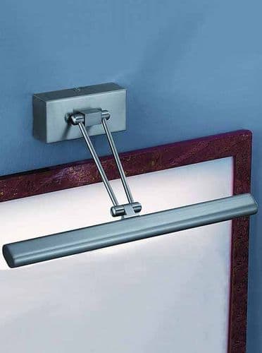 Renaissance 2 Light Satin Nickel Picture Light 365mm GSBWB910