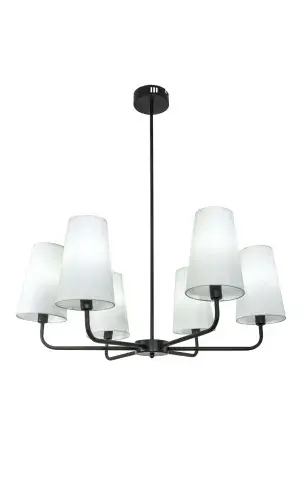 Serine 6 Lamps white shades LL8823