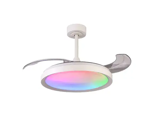 Siberia LED Dimmable White/RGB Ceiling Light Remote Control White