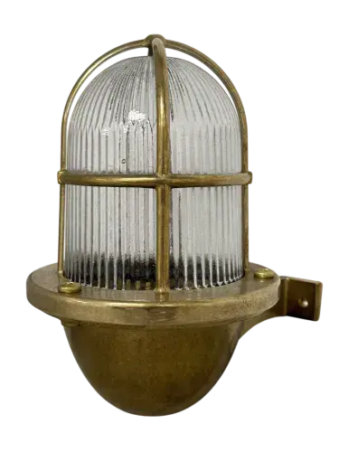 Small Wall Lantern Uplight (Raw Brass)