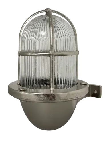 Small Wall Lantern Uplight (Satin Nickel)