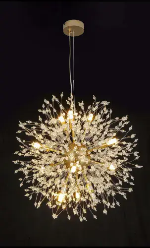 Snow rich gold pendant light LL8665