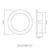 SOLAS Downlight DL12 IP20 RGB & CCT Dimmable Smart Sync Plus