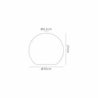 SPECIAL ITEM Barcelona 2m 3 Light Round With Smoke Fade Glass,3 x E27,Black Chrome/Smoked/Matt Black