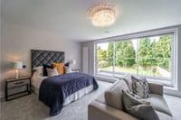 Spirit 8 Light Flush Fitting with Crystal Drops GSBFL2160/8