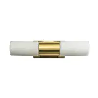 Talia IP44 2 Light Satin Brass Wall Light TAL02SBWL