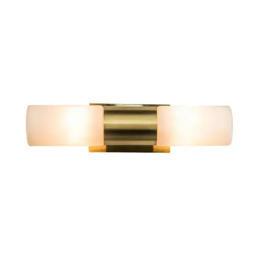 Talia IP44 2 Light Satin Brass Wall Light TAL02SBWL