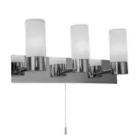 Talia IP44 3 Light Polished Chrome Wall Light TAL03CHWL