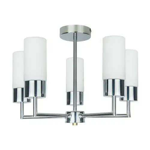 Talia IP44 5 Light Polished Chrome Ceiling Light TAL05CH