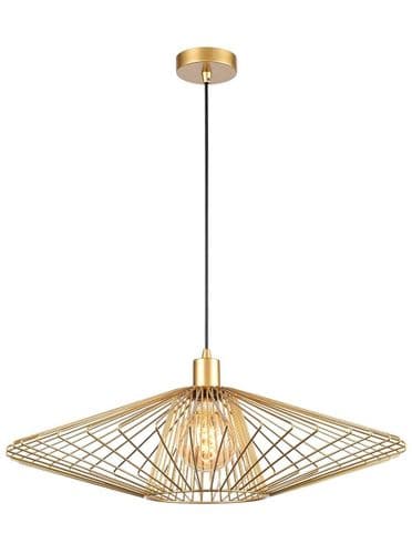 Thatch Pendant Gold Large GSBPCH440