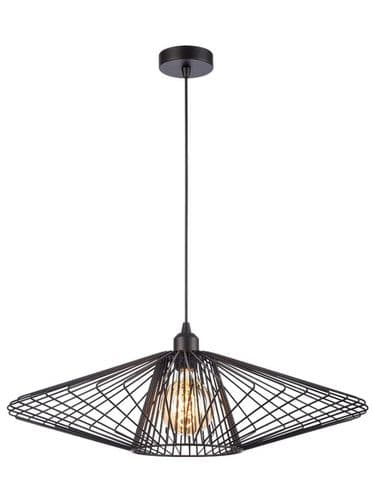 Thatch Pendant Matt Black Large GSBPCH439