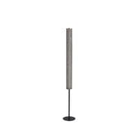 Thread LED Floor Lamp, Gold Mesh and Matt Black Metal