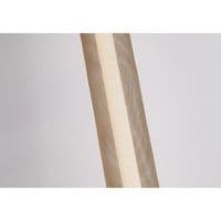 Thread LED Floor Lamp, Gold Mesh and Matt Black Metal