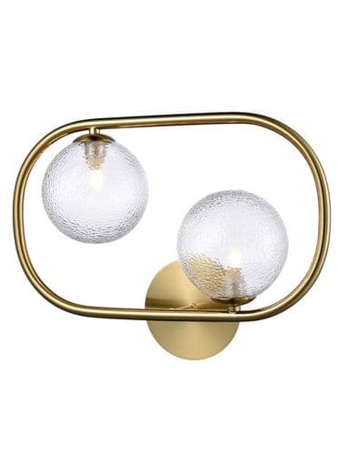 Trapeze 2lt Wall Light GSBFL2486-2