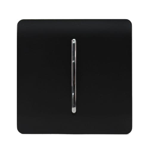 Trendi, Artistic Modern 1 Gang Doorbell Matt Black Finish