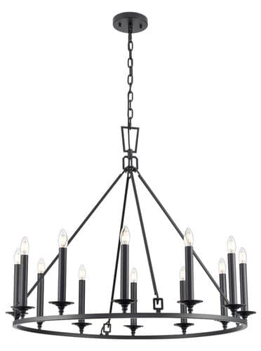Tudor 12lt Chandelier GSPPE2454-12