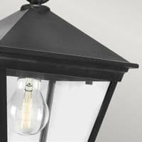 Turin 1 Light Chain Lantern Pendant T8-BLACK