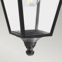 Turin 1 Light Chain Lantern Pendant T8-BLACK