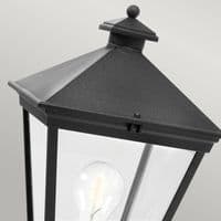 Turin 1 Light Pedestal T3-BLACK