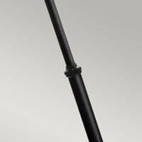Turin 2 Light Twin Lamp Post T6-BLACK