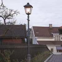 Turin Grande 1 Light Signal Post TG5-BLACK