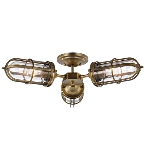 Urban Restoration 3 Light Semi Flush QN-URBANREST-3SF