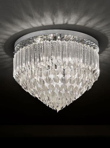 Valentina 6 Light Flush Chandelier Max 3.5m Drop GSBFL2268/6