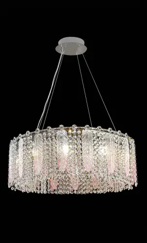 Victoria Crystal Circular Pendant Radiant Chandelier LL8960