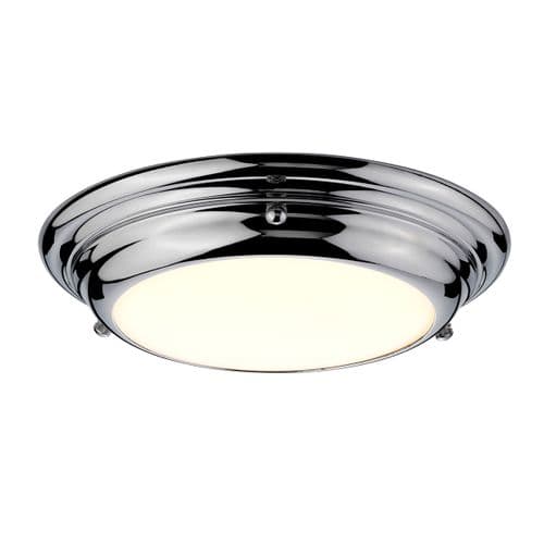 Welland 1 Light Mini LED Flush Light - Polished Chrome WELLAND-F-S-PC