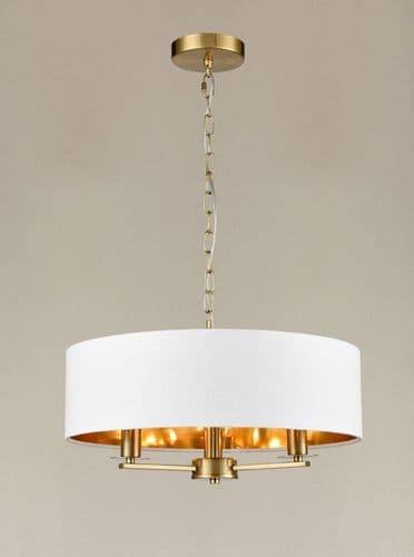 Windsor 3lt Pendant Aged Brass GSBFL2493-3