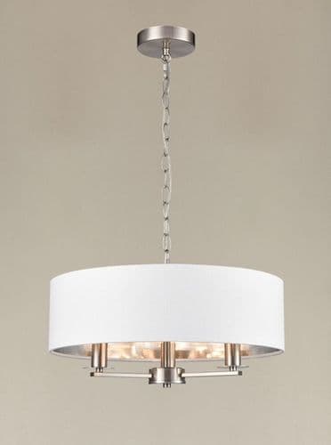 Windsor 3lt Pendant Satin Nickel GSBFL2492-3