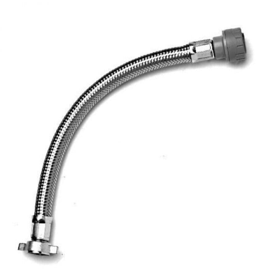2 x Polyplumb 300mm x 15mm x 1/2" flexible basin tap connectors Tap