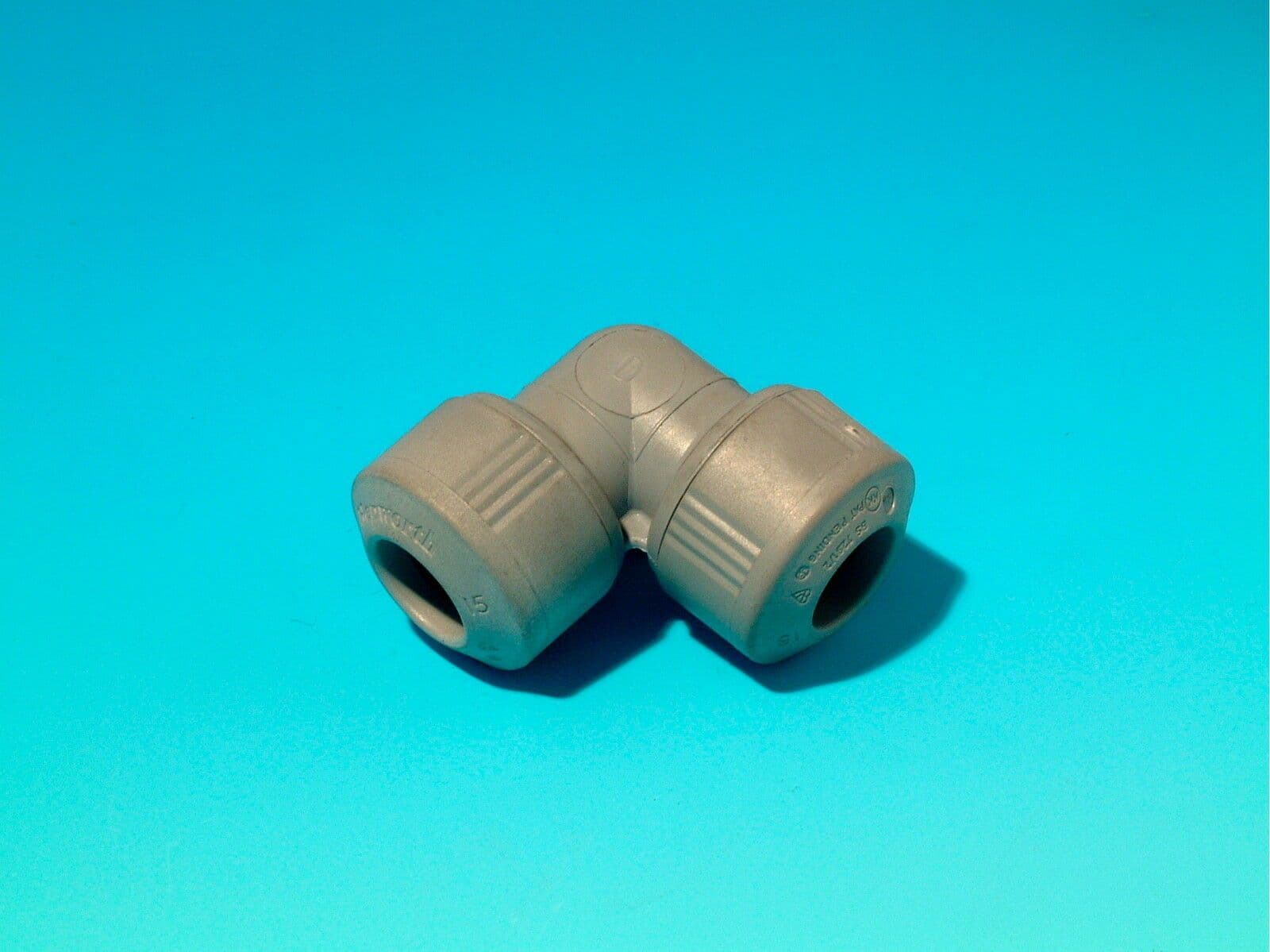 5 x Hepworth Hep2O 15mm elbows / bends Hep20 Hep 20 2O push fit elbow bend