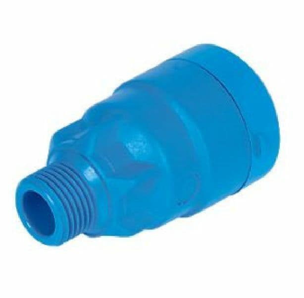 5 x Speedfit 20mm x 1/2" BSP male adaptors for blue MDPE John Guest