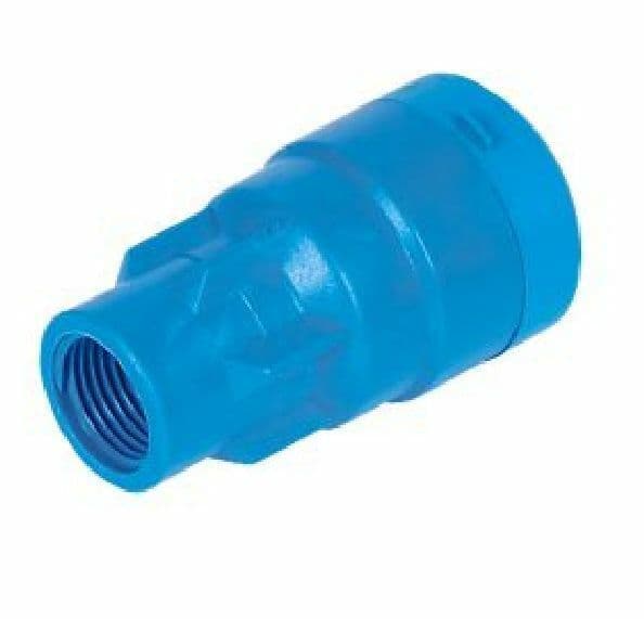 5 x Speedfit 25mm x 3/4" BSP female adaptors Blue MDPE Push fit John Guest