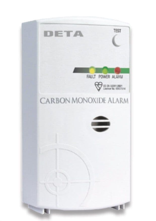 Deta 1121 230V mains powered carbon monoxide alarm / detector battery