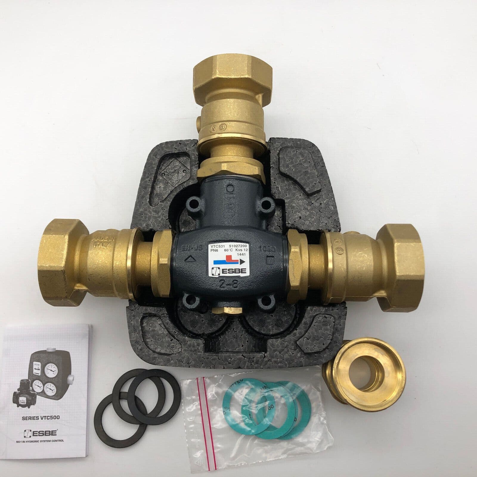 Esbe thermostatic load valve with 2" connections VTC530 series 60 C