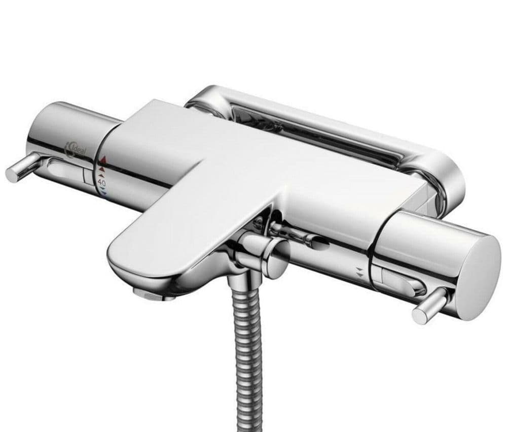 Ideal Standard Alto thermostatic bath / shower mixer tap Lever handles