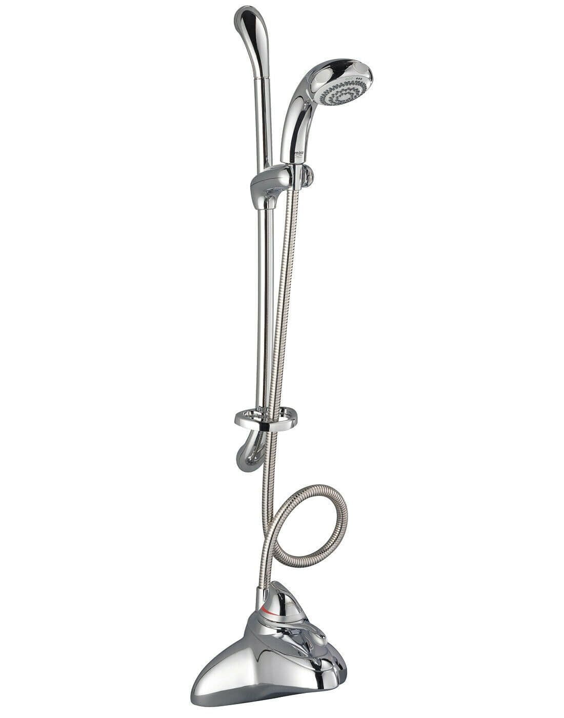 Mira Excel thermostatic bath / shower mixer tap & shower riser kit 1