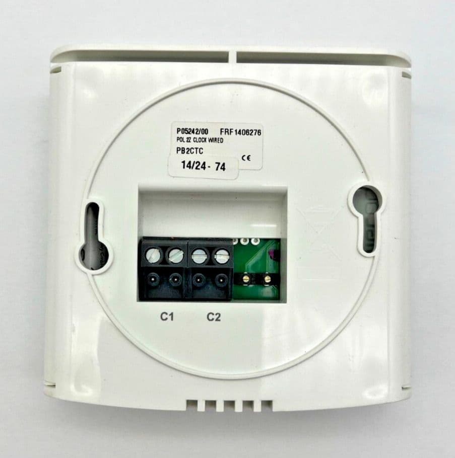 Polypipe 2 channel time clock for underfloor & central heating WIRED PB2CTC